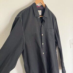 MensTommy Bahama Island Crafted Modern Fit Button Down Gray Long Sleeve size L
